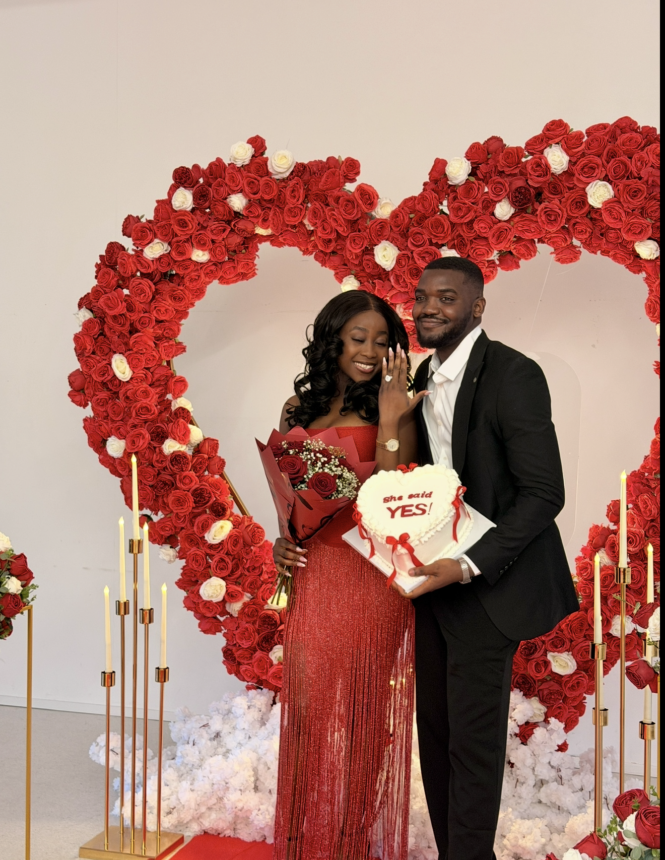 A special moment from Ruth and Kayode's journey